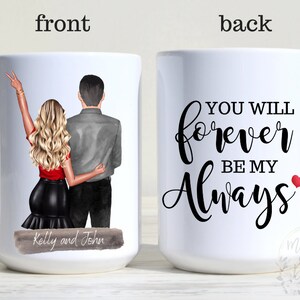 Valentine'S Day Mug, Valentines Day Gift, Gift For Her For Him, Custom Couple Mug, Anniversary Gift, Bride And Groom Mug, Wife And Husband image 9