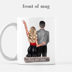 Valentine'S Day Mug, Valentines Day Gift, Gift For Her For Him, Custom Couple Mug, Anniversary Gift, Bride And Groom Mug, Wife And Husband image 7