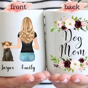 Custom Dog Mom Mug: Personalized Pet Lover Gift