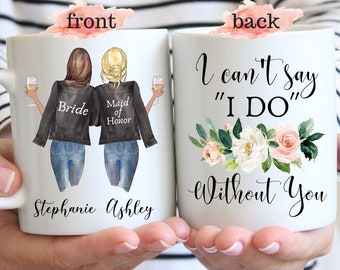 Maid of Honor Proposal Mug: Bridal Party Gift