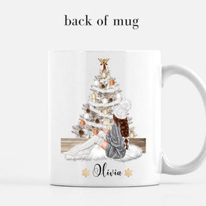 This Is My Christmas Movie Watching Mug, Custom Christmas Mugs, Best Friend Christmas Gift, Funny Christmas Mugs For Her, Holiday Coffee Cup image 3