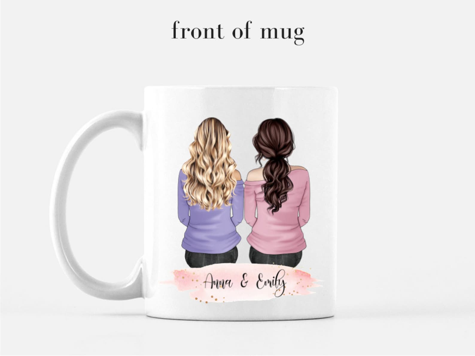 Mug Personnalisé Best Friend – Cadeau Anniversaire Ou Noël – Édition Personnalisable