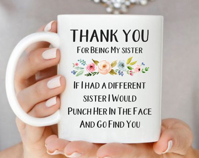 If I Had A Different Sister I Would Punch www.etsy.com