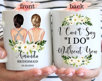 Bridesmaid Proposal Mug: Personalized Bridal Party Gift