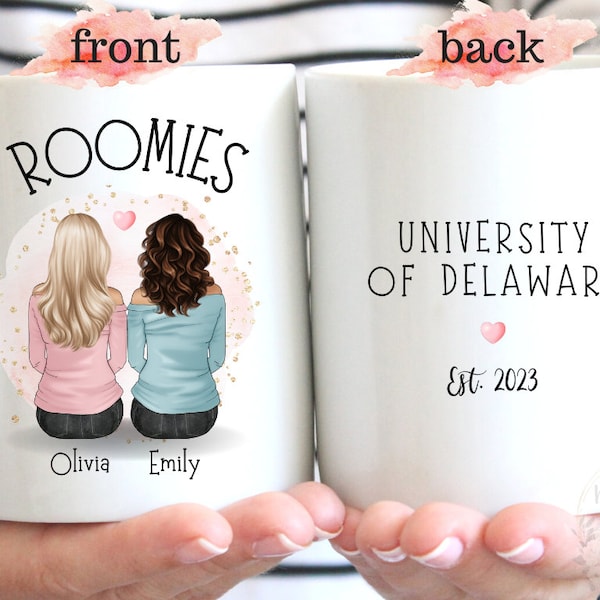 Custom Roommate Coffee Mug, Class Of 2023 Gift, Roommates Moving Away Mug, Graduation Gift For Friend, Best Friend End School, Proud Mom