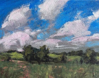 A Nice Surprise - 5x7 - inches - ORIGINAL Landscape Painting