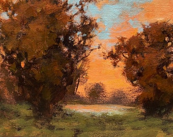 Breakthrough - 5x7 inches - ORIGINAL Landscape Painting