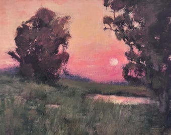 Still Optimistic - 5x7 - inches - ORIGINAL Landscape Painting