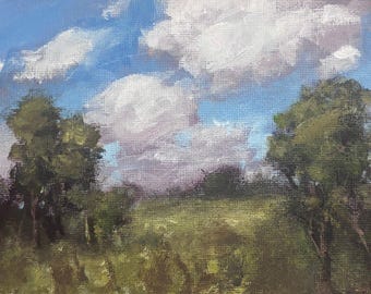 Wherever We Go - 5x7 - inches - ORIGINAL Landscape Painting