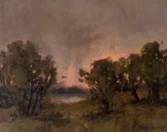 I'm Still Hoping - 10x10 inches - ORIGINAL Landscaping Painting