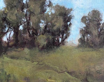 No Rush - 5x7 - inches - ORIGINAL Landscape Painting