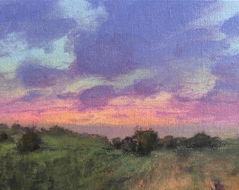 Reset  - 5x7 - inches - ORIGINAL Landscape Painting