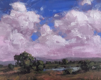 Atmospheric Calm - 6x8 - inches - ORIGINAL Landscape Painting