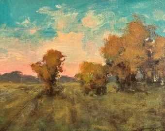 Finding Peace - 5x7 inches - ORIGINAL Landscape Painting