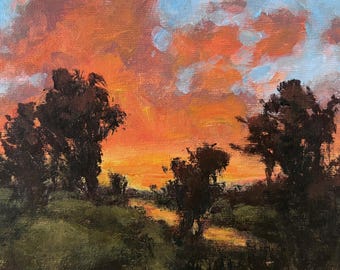 We've Been Waiting - 5x7 - inches - ORIGINAL Landscape Painting