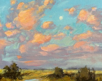 Still Hopeful - 8x8 inches - ORIGINAL Landscape Painting