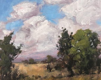 Best Kind of Day - 6x6 inches - ORIGINAL Landscape Painting