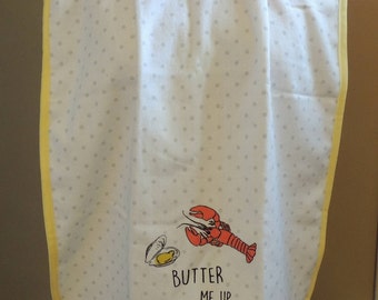 Butter Me Up fun Lobster Fest Clothing Protector - Shirt Saver - Teens - Special Needs - Dignity - hospital adult  bib beach theme