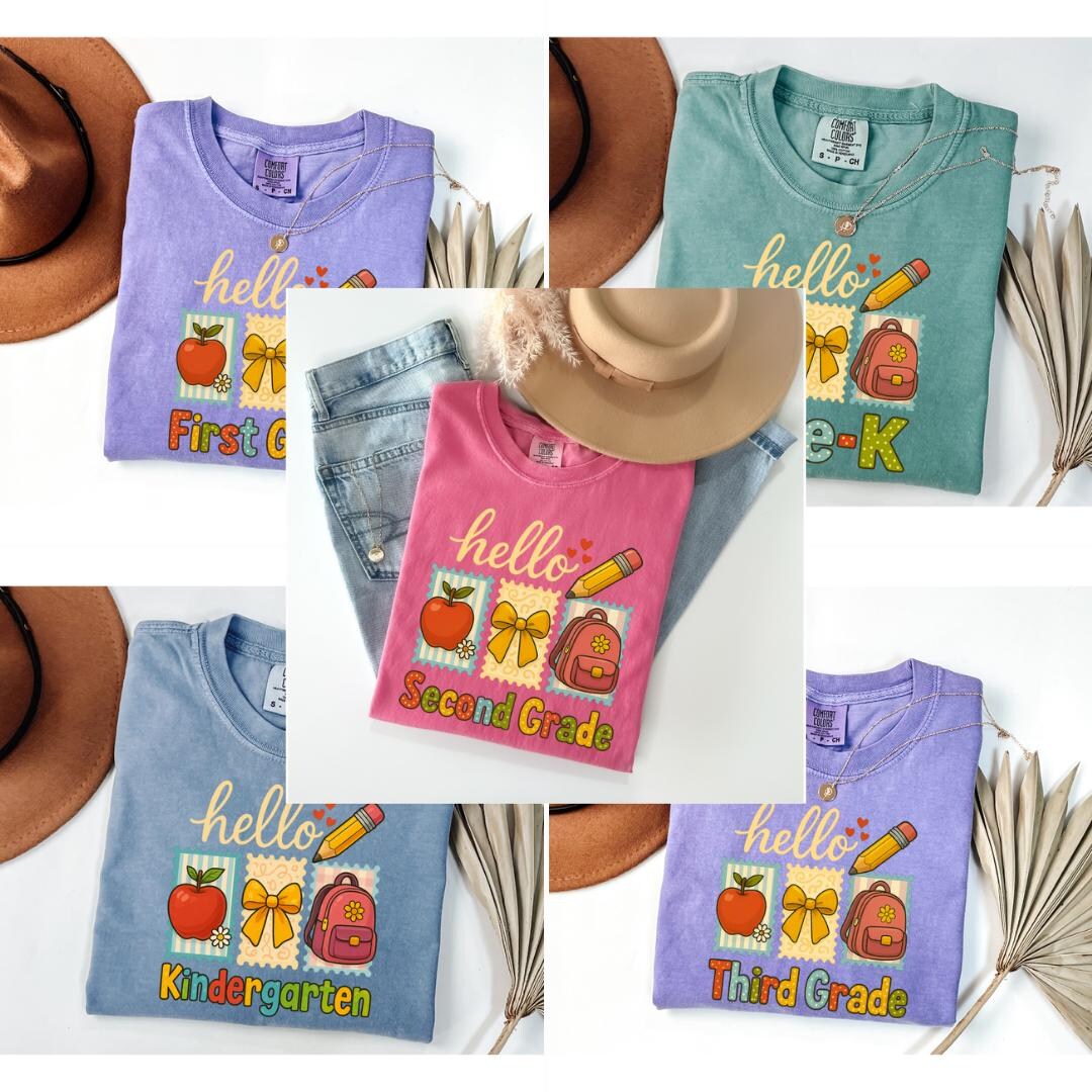 Prepy Hand Preppy Back to School PNG Bundle, Hand Drawn Teacher Sublimation ...