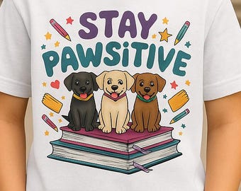 Funny Puppy Graphic Tee: Back to School Dog Shirt for Kids