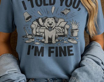 Funny Dog Shirt: Comfort Colors Graphic Tee for Pet Lovers