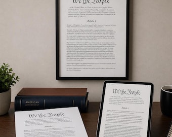 US Verfassung druckbarer Text PDF, Pocket Verfassung, Urkunde der Gründungsväter, amerikanische Geschichte Patritismus Amerika 250 Vierter Juli
