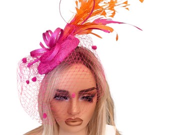 Fuchsia and orange hatinator