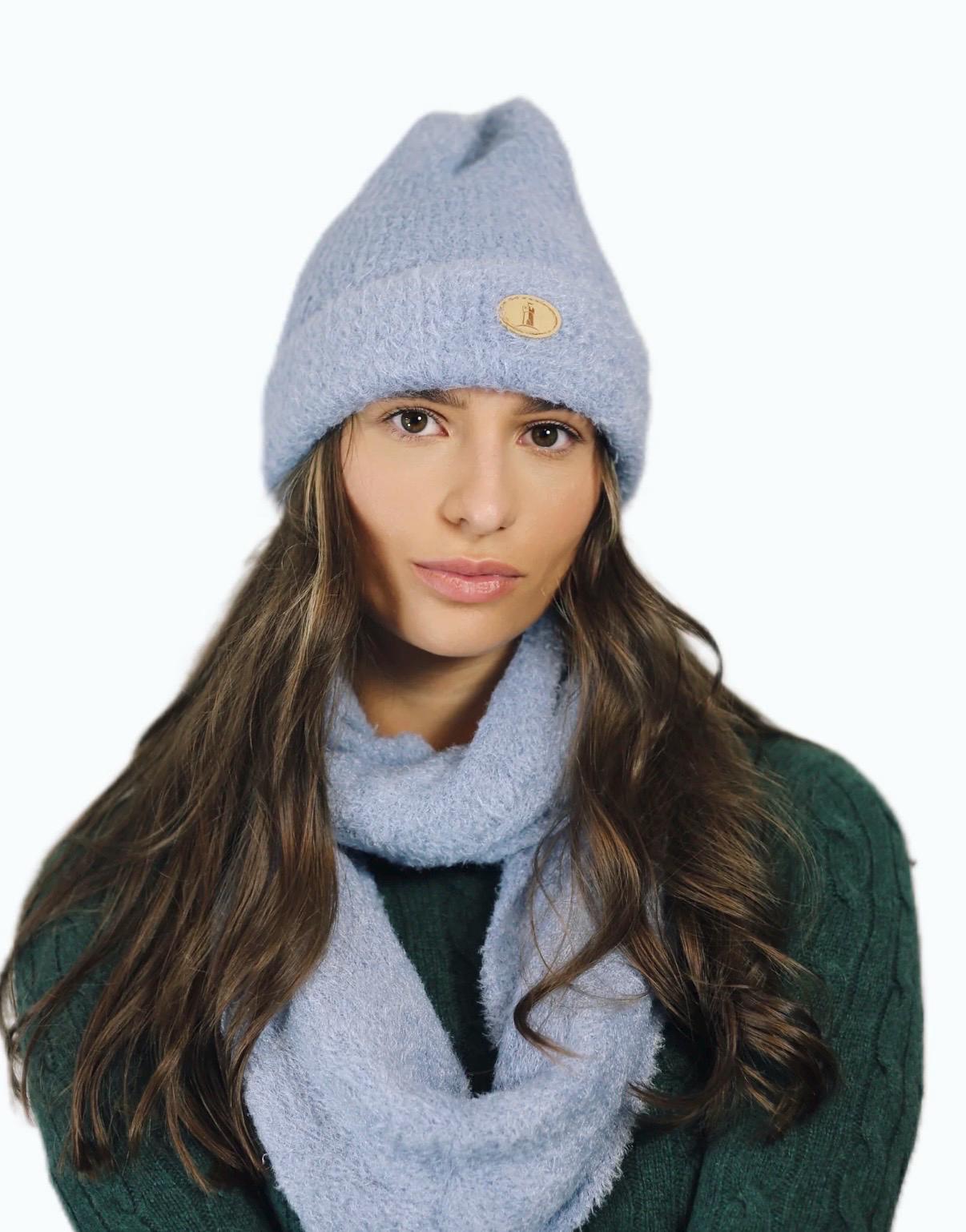Ensemble Snood Et Bonnet D'hiver Victoria's Secret - Beige (Occasion Femme)