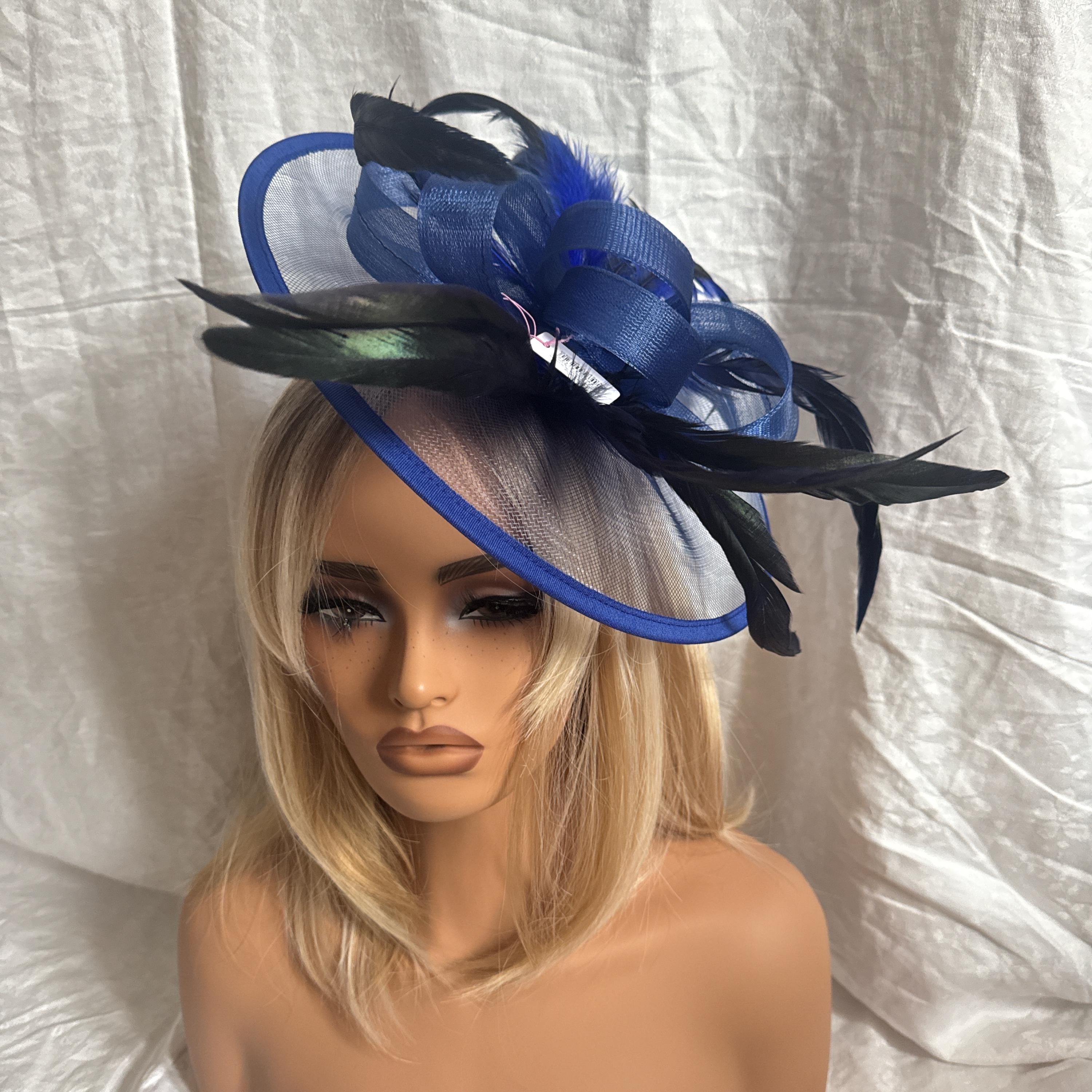 Crin fascinator with centre flower detail in ivory - Love Fascinators