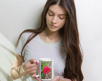 Red Rose Coffee Mug, 11oz and 15oz