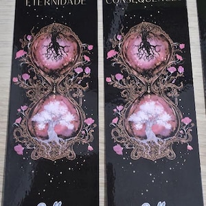 Marcadores de Livros Fantasia • Jogos da Eternidade & Immortal Consequences • Romance Sobrenatural • Acessório Fandom • Quillia