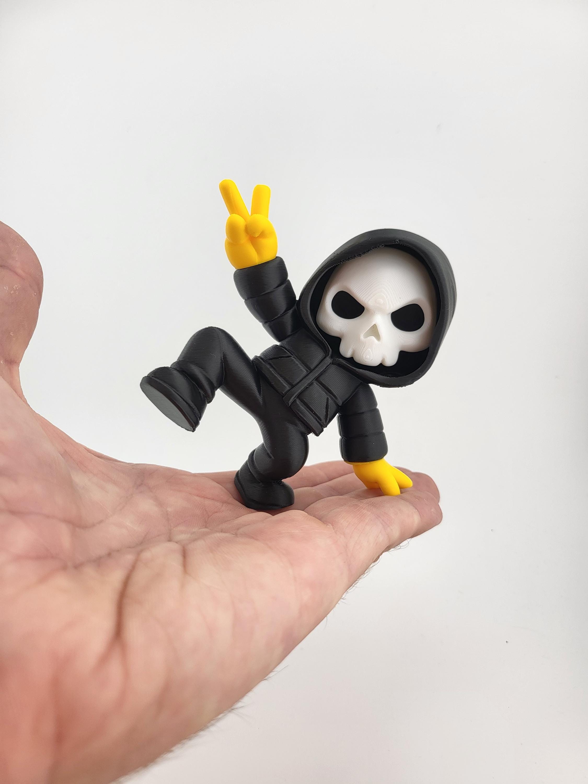 Acrobat Skeleton PLA Figure – 3D Printed Miniature – Geek Desk Decor ...