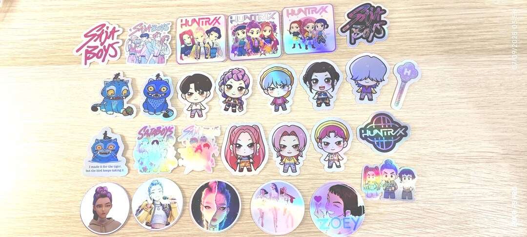 Lfm Sticker K-pop Demon Hunters Stickers – Creative Fandom Decals for Notebooks ...