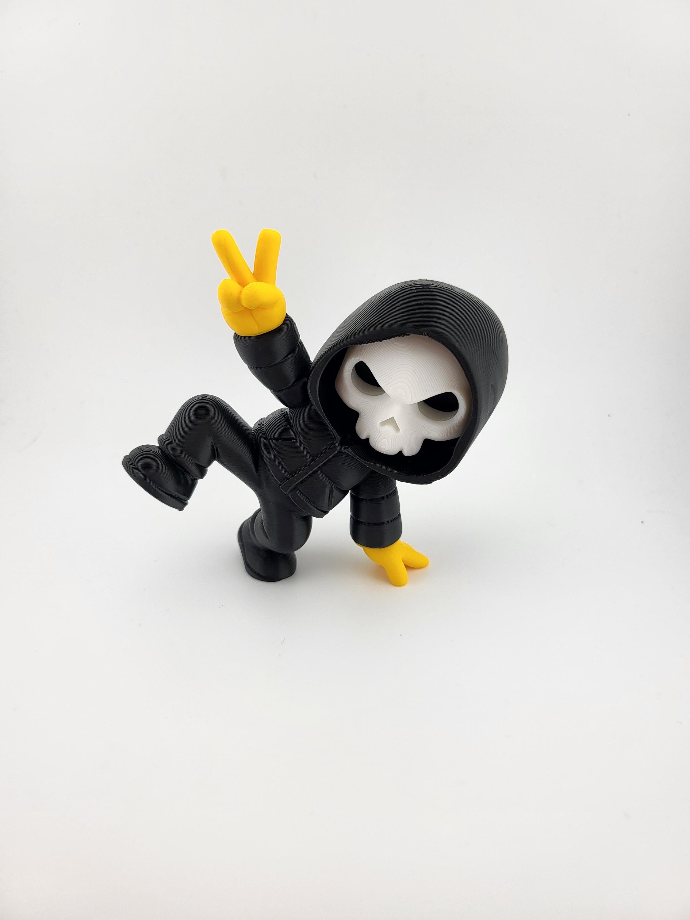 Acrobat Skeleton PLA Figure – 3D Printed Miniature – Geek Desk Decor ...