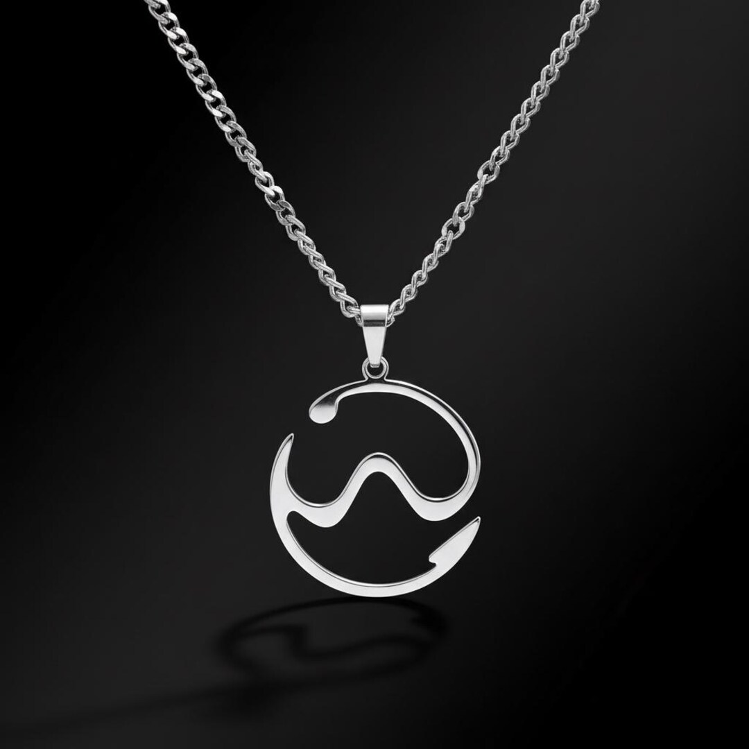 Chromatica Necklace | Lady Gaga Symbol, Avant-garde Pendant Set - Etsy