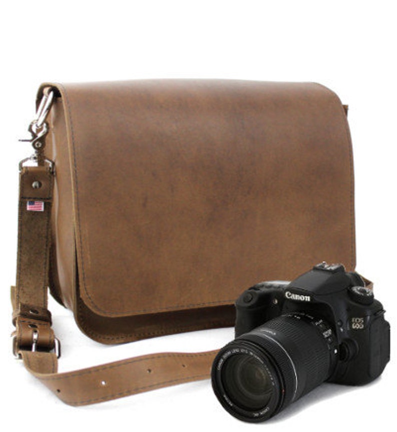 15 Brown Sonoma Mission Leather Camera Bag