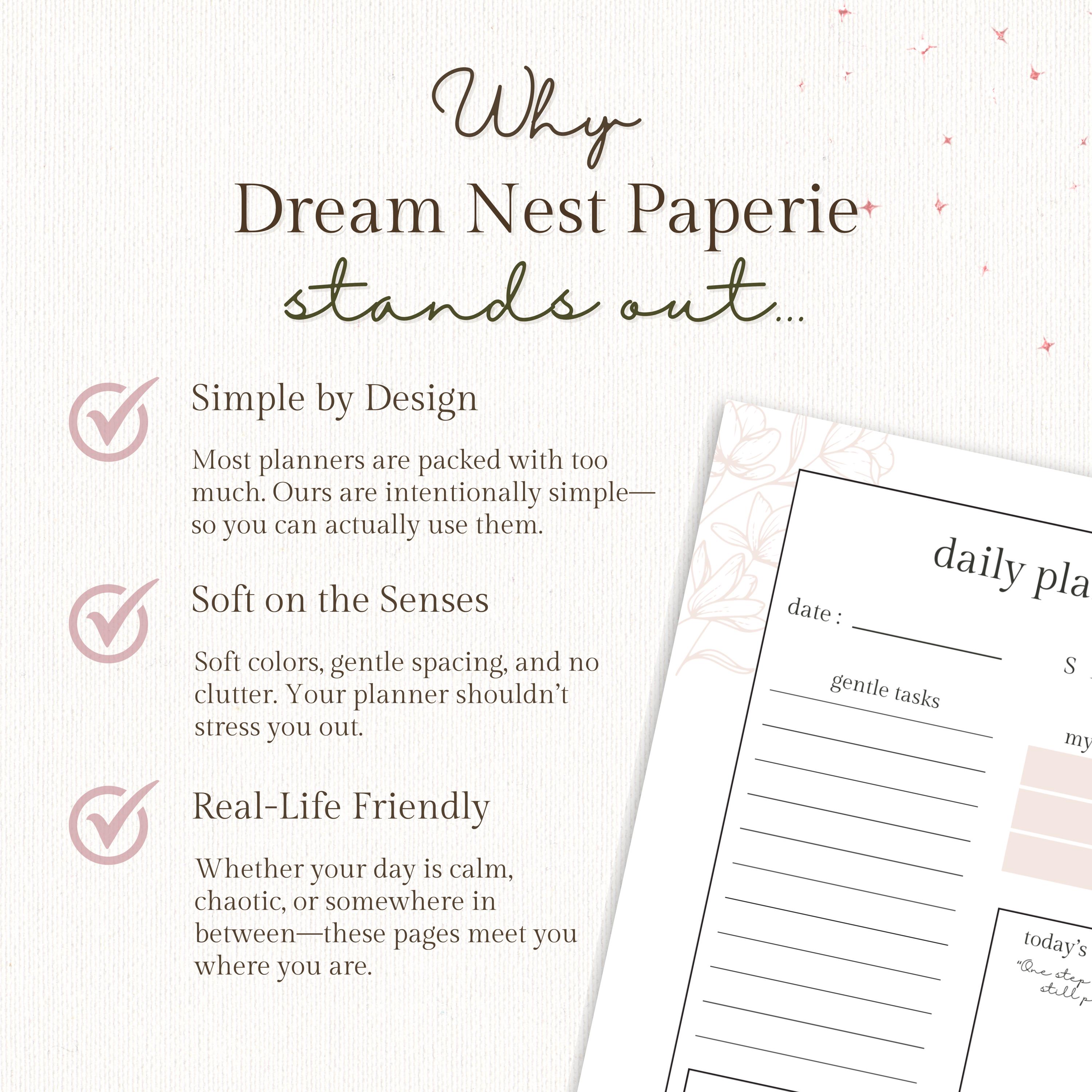 Minimalist Weekly Planner Printable | Task Organizer for Calm ...