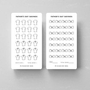Father&#39;s Day Budget Savings Challenge, Printable for Cash Stuffing, A6 Money Savings Tracker, Budget Binder Insert, Money Savings Challenge
