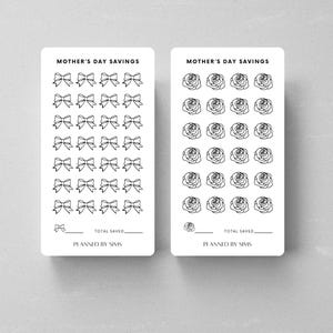 Mother&#39;s Day Budget Savings Challenge, Printable for Cash Stuffing, A6 Money Savings Tracker, Budget Binder Insert, Money Savings Challenge