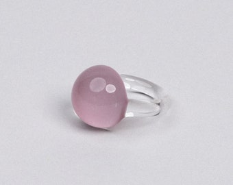 Mauve Lollipop Ring