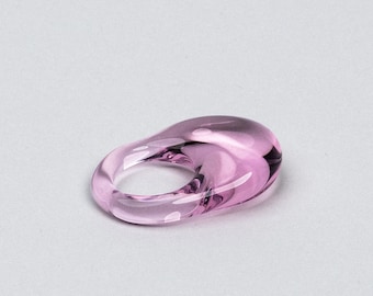 Pink Pebble Ring