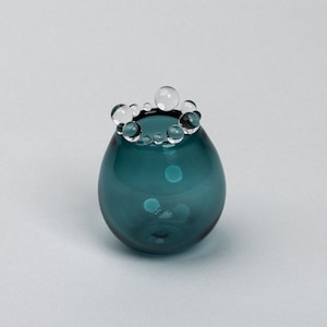 Teal Sea Vessel - Organic Droplets