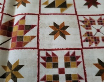 Fall Barn Quilt fabric cream by Riley Blake