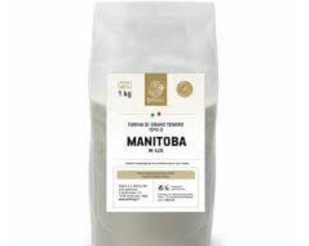 Manitoba Tipo 0 Flour: Professional Baking, Long Fermentation (1Kg)