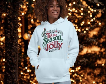 Christmas Music Hoodie: Fa La La Holiday Pullover