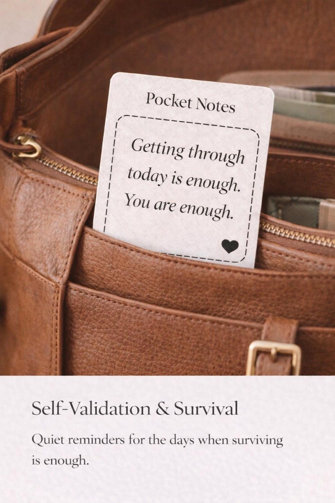 Self Validation Cards.pdf Self-validation Pocket Notes | Gentle Encouragement Affirmation Cards ...