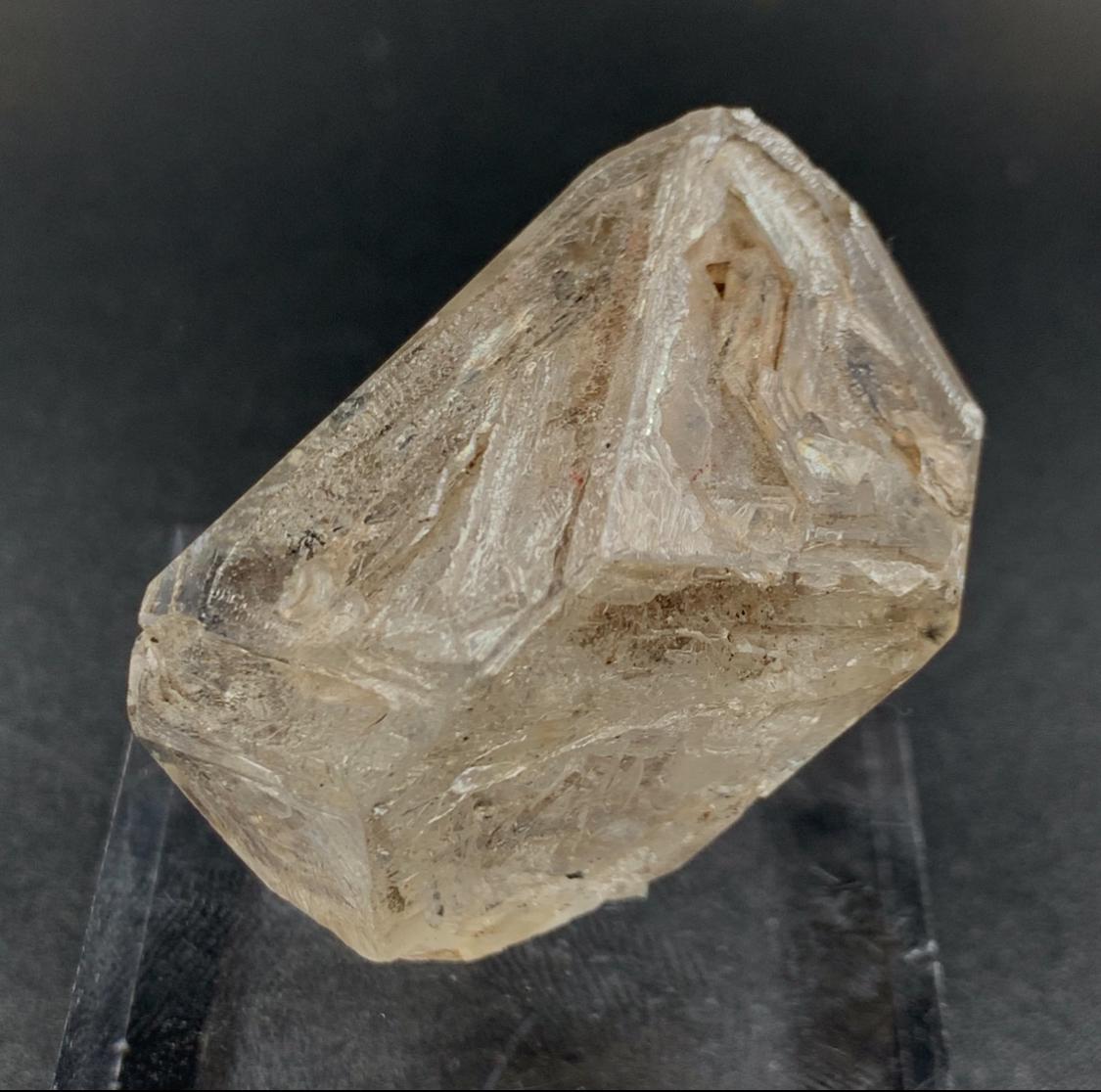 希少な窓型水晶標本 167 CT、骨格水晶標本、パキスタン産天然水晶原石