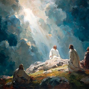 Jesus Christ painting digital download, Mount of Transfiguration, Printable  Gift, Religious Pdf , Christian wall art, Faith decor, Holy art