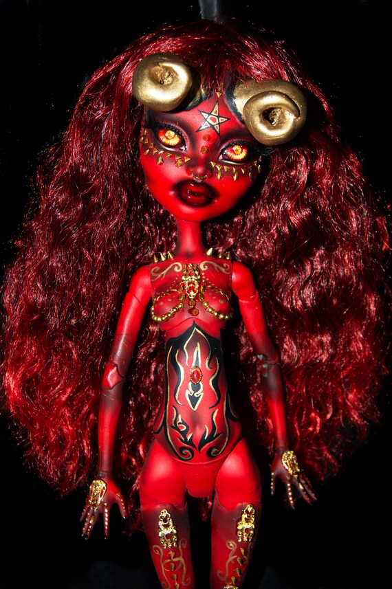 red monster high doll