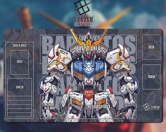 ガンダムカードゲーム　バルバトス　プレイマット ガンダムカードゲーム 鉄血のオルフェンズ プレイマット バルバトス